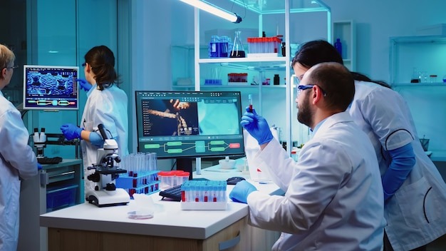 Pharmaceutical research lab